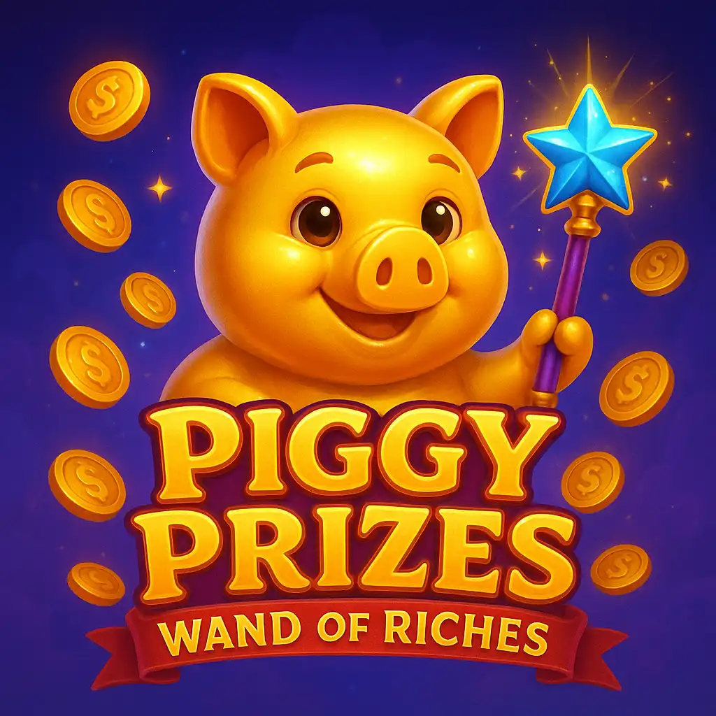 Zrzut ekranu z gry Piggy Prizes Wand of Riches